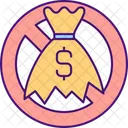 Contrato de problemas de dinero  Icono