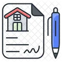 Contrato de renta  Icono