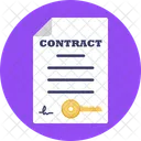 Alquiler Contrato Acuerdo Icono
