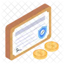 Contrato de seguro  Icono