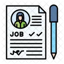 Contrato de empleo  Icono