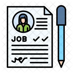 Contrato de empleo  Icono