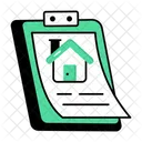 Contrato De Vivienda Acuerdo De Vivienda Bienes Raices Icono