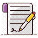 Contrato  Ícone