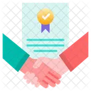 Contrato Acuerdo Firma De Acuerdo Icono