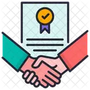 Contrato Acuerdo Firma De Acuerdo Icono