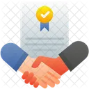 Contrato Acuerdo Firma De Acuerdo Icono