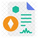 Contratos Inteligentes Blockchain Descentralizacao Ícone