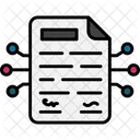 Contratos Inteligentes Bitcoin Digital Ícone
