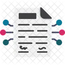 Contratos Inteligentes Bitcoin Digital Ícone