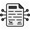 Contratos Inteligentes Bitcoin Digital Ícone