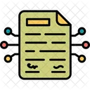 Contratos Inteligentes Bitcoin Digital Ícone