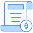 Contrats Intelligents Icône