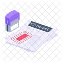 Carta contrattuale  Icon