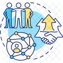 Contribute Social Wellbeing Icon
