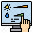 Monitor Control Technology Icon