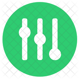 Control Icon - Download in Flat Style