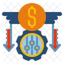 Control Inflation Management Security Icon