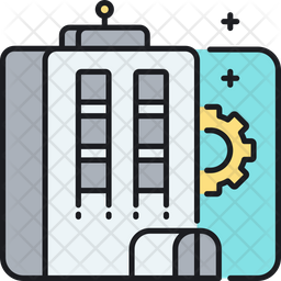 Control Center Icon - Download in Colored Outline Style