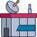 Control Center Satellite Observatory Icon