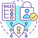 Control de acceso basado en reglas  Icono