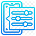 Control De Ajuste Del Telefono Inteligente Configuracion Control Icon