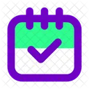 Control de calendario  Icono