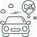 Control de emisiones de vehículos  Icono