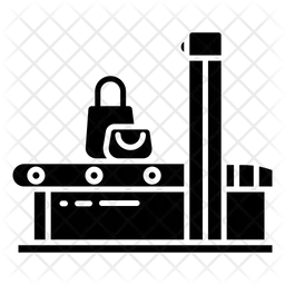 Control de equipaje de seguridad  Icono