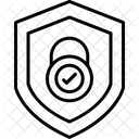 Control De Seguridad Verificacion Completado Icono