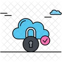 Control de seguridad en la nube  Icono