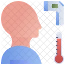 Verificar Termometro Infrarrojo Temperatura Icono