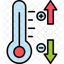 Control de temperatura  Icono