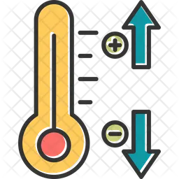 Control de temperatura  Icono