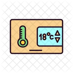 Control de temperatura  Icono