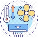 Temperatura Aire Control Icono