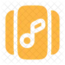 Control deslizante de notas musicales  Icono