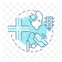 Concepto De Gestion Del Trafico Icono