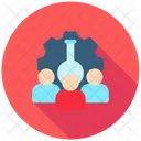 Control Group Experiment Research Icon