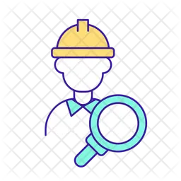 Control of industrial processes Icon - Download in Colored Outline Style