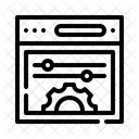 Control Panel Dashboard Settings Icon
