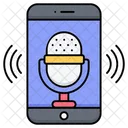 Control Microfono Comunicacion Icono