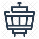 Control Tower Building Blueprint Icon
