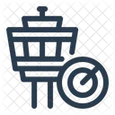 Control Tower Radar Building Blueprint Icon