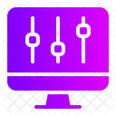 Controlador De Volumen Computadora Ui Icono
