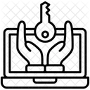 Controle Dacces Ordinateur Portable Cle Icône