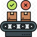Controle De Qualidade Producao Embalagem Ícone