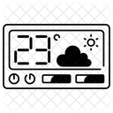 Controle De Temperatura Temperatura Termometro Ícone