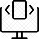 Controle Deslizante De Computador Horizontal Ícone