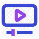 Controle Deslizante De Video Dispositivo Camera Ícone